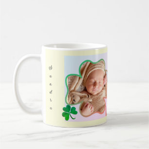 Aangepaste foto St. Patrick's 4Leaf Shamrock Lijst Koffiemok