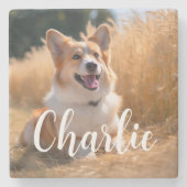 Aangepaste foto stenen onderzetter (Voorkant)