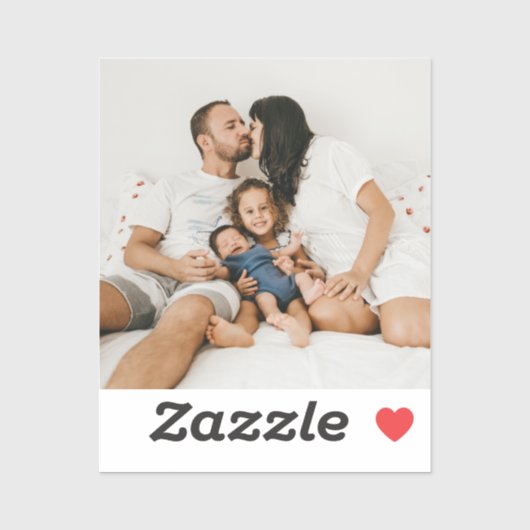 Aangepaste foto sticker (Vel)