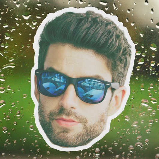 Aangepaste Foto Stickers Gepersonaliseerde Gezicht