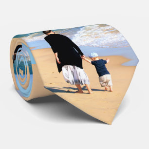 Aangepaste foto-Stropdas Geef je favoriete foto's Stropdas