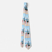 Aangepaste foto-Stropdas Je foto's met papa Stropdas (Achterkant)