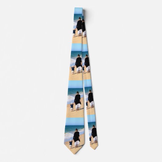 Aangepaste foto-Stropdas Stropdas (Voorkant)