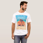 Aangepaste foto T-shirt tekst - Uw zijn mijn alles (Voorkant volledig)