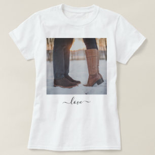 Aangepaste foto T-shirt Uw romantische cadeau