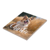 Aangepaste foto tegeltje (Zijkant)