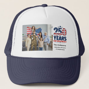 Aangepaste foto & tekst 250 Amerika Jaren van Groo Trucker Pet