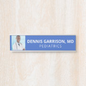 Aangepaste foto-, tekst- en kleurdeurteken deurbordje (Voorkant)