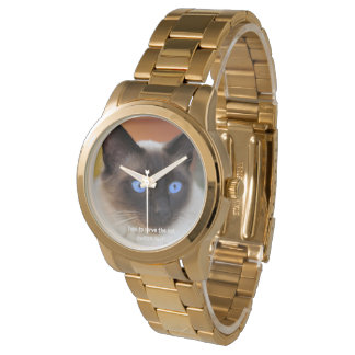 Aangepaste foto tekst familie huisdier pols horloge