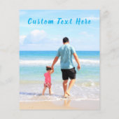 Aangepaste foto tekst flyer met uw favoriete foto' (Achterkant)