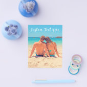 Aangepaste foto tekst flyer Uw eigen ontwerp - Kop (Enkel)