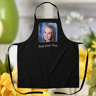 Aangepaste foto tekst gepersonaliseerd schort
