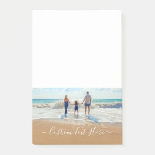 Aangepaste foto Tekst je favoriete familiefoto's c Post-it® Notes