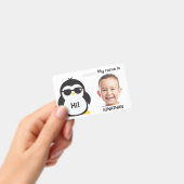 Aangepaste foto & tekst kids-ID-badge Badge (Handheld)