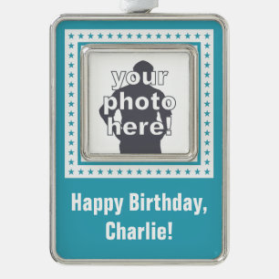 AANGEPASTE FOTO, TEKST & KLEUR ornament