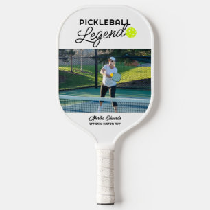Aangepaste foto & tekst Pickleball Legend geperson Pickleball Paddle