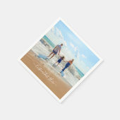 Aangepaste foto tekst servetten met uw eigen ontwe (Hoek)