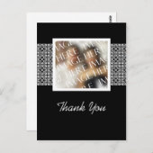 Aangepaste foto-template Dank je creditcard Briefkaart (Voorkant / Achterkant)