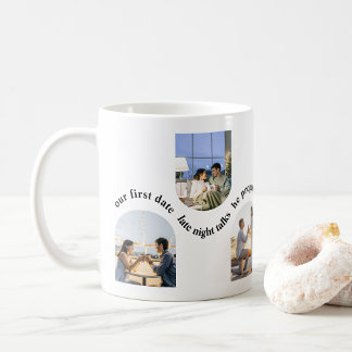 Aangepaste Foto Tijdlijn – Trouwcadeau voor koppel Koffiemok