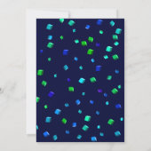 Aangepaste foto Trampoline verjaardagsfeestuitnodi Kaart (Achterkant)