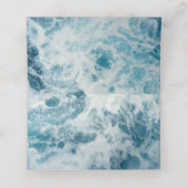 Aangepaste foto Tropical Beach Weddenschap (Binnenkant ongevouwen)