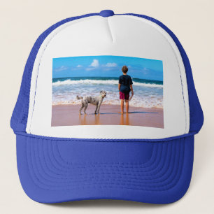 Aangepaste foto trucker hoed met uw foto's ontwerp pet