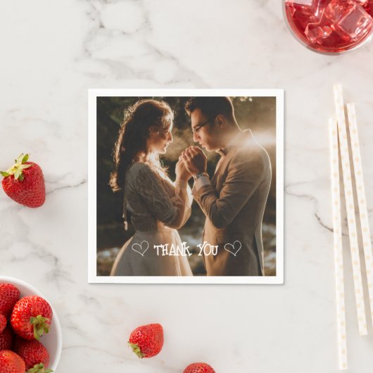 Aangepaste foto typografie servet (Insitu)