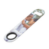 Aangepaste foto uniek speed flessenopener (Achterkant Gekanteld)