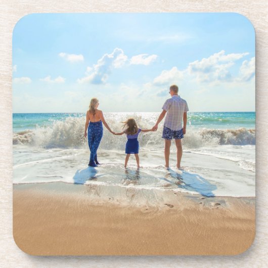 Aangepaste foto - uniek uw eigen ontwerp, op maat bier onderzetter (Voorkant)