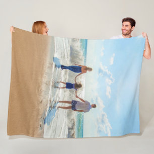 Aangepaste foto - uniek uw eigen ontwerp, op maat  fleece deken