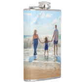 Aangepaste foto - uniek uw eigen ontwerp, op maat  heupfles (Rechts)