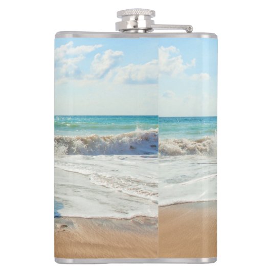 Aangepaste foto - uniek uw eigen ontwerp, op maat heupfles (Achterkant)