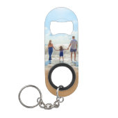 Aangepaste foto - uniek uw eigen ontwerp, op maat  mini flessenopener (Voorkant)