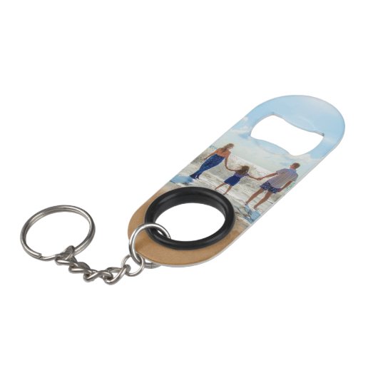 Aangepaste foto - uniek uw eigen ontwerp, op maat  mini flessenopener (Voorkant Gekanteld)