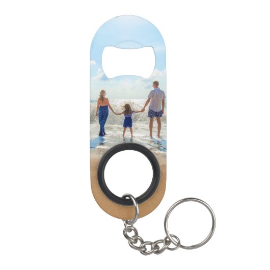 Aangepaste foto - uniek uw eigen ontwerp, op maat  mini flessenopener (Achterkant)
