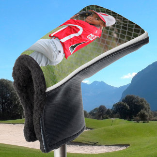 Aangepaste foto unieke novelty golfputter golfheadcover