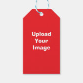 Aangepaste foto-upload– cadeaulabel (Voorkant)