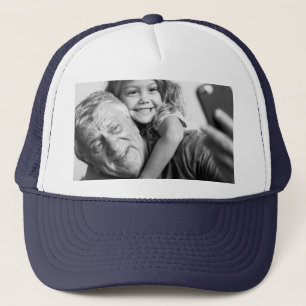 Aangepaste foto Upload Design Uw eigen opa Trucker Pet