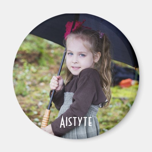 Aangepaste foto uploaden | magneet (Voorkant)