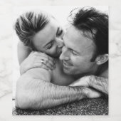 Aangepaste foto uploaden Ontwerp je eigen paar Afb Wijn Etiket (Enkel label)