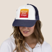 Aangepaste foto uploaden trucker pet (In situ)