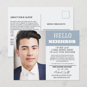 Aangepaste foto Uw buurt makelaar onroerend goed Briefkaart