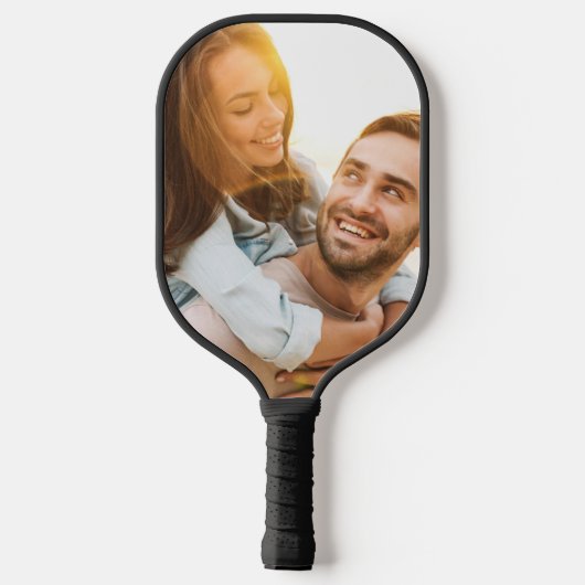 Aangepaste foto Uw eigen 2 Afbeeldingen Dubbelzijd Pickleball Paddle (Achterkant)
