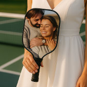 Aangepaste foto Uw eigen 2 Afbeeldingen Dubbelzijd Pickleball Paddle