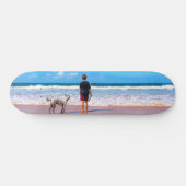 Aangepaste foto - Uw eigen ontwerp - Ik hou van mi Skateboard (Horizontaal)