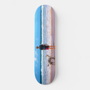 Aangepaste foto - Uw eigen ontwerp - Ik hou van mi Skateboard