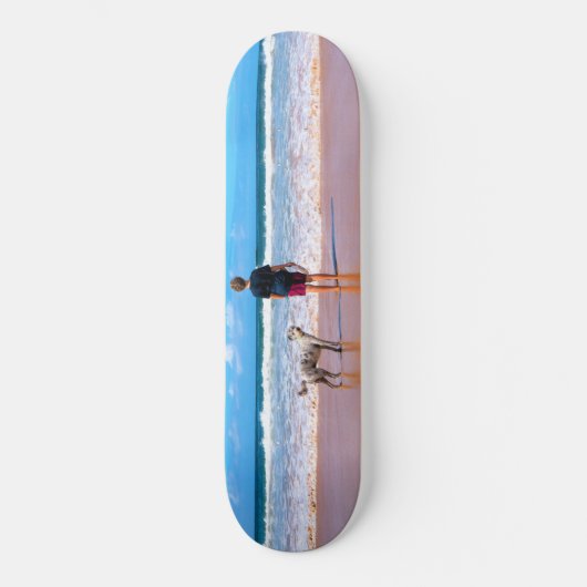 Aangepaste foto - Uw ontwerp - Ik hou van mijn hui Skateboard (Voorkant)