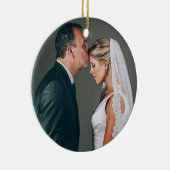 Aangepaste foto Vader van de bruid Keramisch Ornament (Rechts)