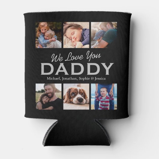 Aangepaste foto-Vaderdag Blikjeskoeler (Voorkant)