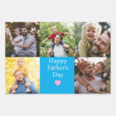 Aangepaste foto-Vaderdag Inpakpapier Vel (Voorkant)